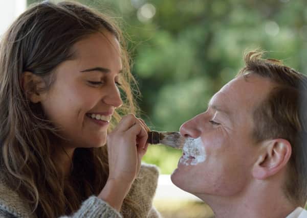 Undated Film Still Handout from The Light Between Oceans. Pictured: Michael Fassbender as Tom Sherbourne and Alicia Vikander as Isabel Graysmark Sherbourne. See PA Feature FILM Fassbender Vikander. Picture credit should read: PA Photo/Entertainment One. WARNING: This picture must only be used to accompany PA Feature FILM Fassbender Vikander.
