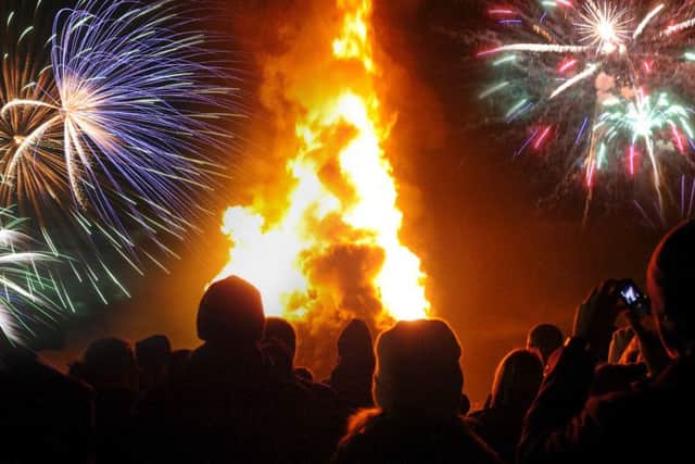 A previous year's Bonfire Night at Roundhay Park. Picture by Simon Hulme