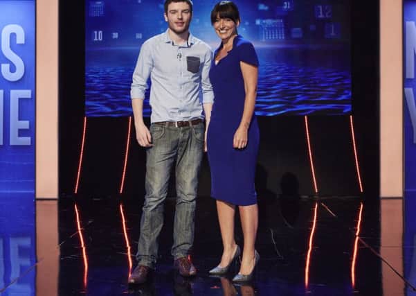 Davina McCall with Leeds man James Tennant, who vowed to take control of his stammer on ITV show This Time Next Year.
