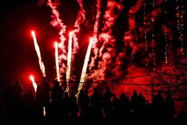 Picture by Allan McKenzie/YP - 05/11/2014 - Press - Roundhay Park Bonfire - Roundhay Park, Leeds, England - The Roundhay bonfire fireworks display.