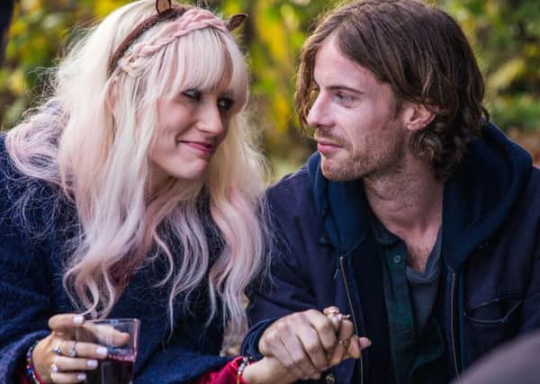 Undated Film Still Handout from A Street Cat Named Bob. Pictured: James (Luke Treadaway) and Ruta Gedmintas (Betty). See PA Feature FILM Treadaway. Picture credit should read: PA Photo/Sony. WARNING: This picture must only be used to accompany PA Feature FILM Treadaway.
