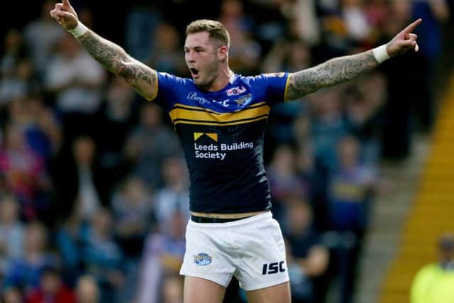 Man of Steel Zak Hardaker was transfer listed by Leeds, with a valuation of Â£300,000 in May 2015 (Photo: PA)