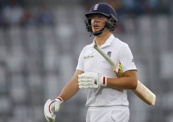 England's Gary Ballance failed to make double figures in four innings in Bangladesh. (AP Photo/ A.M. Ahad)