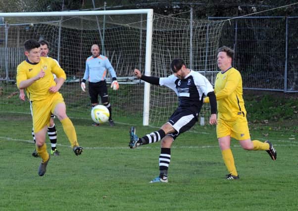 Old Fashioned defending from Wayne Ball  of Hall Green