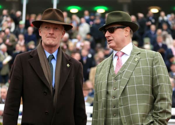 Trainer Willie Mullins (left) and owner Rich Ricci.