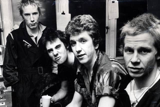 The Sex Pistols in 1976, from left John Lydon, Glen Matlock, Steve Jones and Paul Cook.