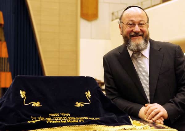 VISIT: Chief Rabbi Ephraim Mirvis spent this years ShabbatUK in Leeds.