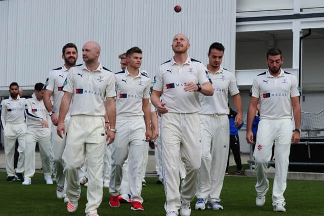 TOO GOOD TO TURN DOWN: Andrew Gale will again be leading out Yorkshire this year, but as first-team coach instead of captain. Picture: Simon Wilkinson/SWpix.com