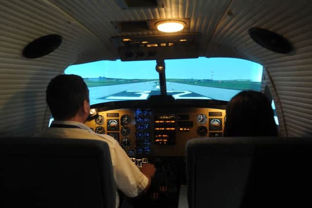 PTT Aviation Pilot Training and Testing  oct 2016
Lee Mortimer, Commercial Instructor in the simulator