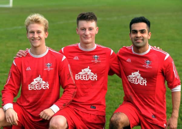 Nick Maxwell, Fraser Ritchie and Rishi Dhand