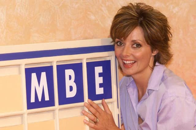Carol Vorderman in 2000 when it was announced that she was to be made a Member of the Order of the British Empire for services to broadcasting. Picture: PA/WILL LACK.