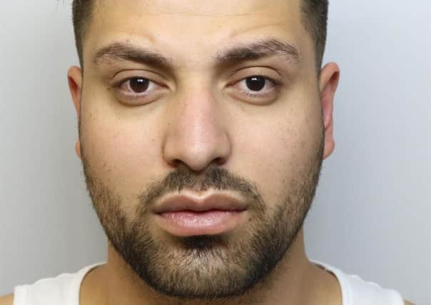 Marcus Saleh, a doorman jailed for two years for kicking a man unconscious outside Smokestack bar in Leeds city centre.