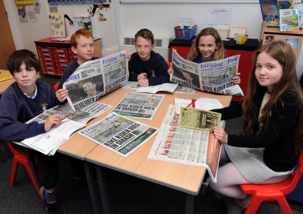 Calverley Parkside Primary School pupils taking part in the reading scheme.