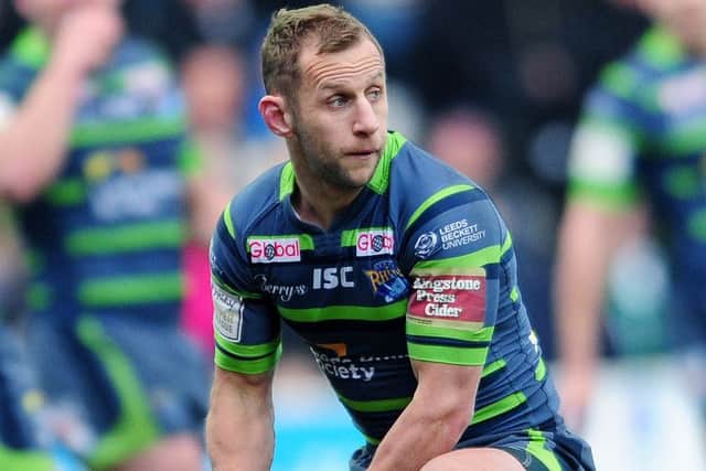 Leeds Rhinos' Rob Burrow.