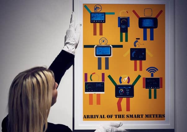 The Arrival of Smart Meters, an artwork by Sir Peter Blake.