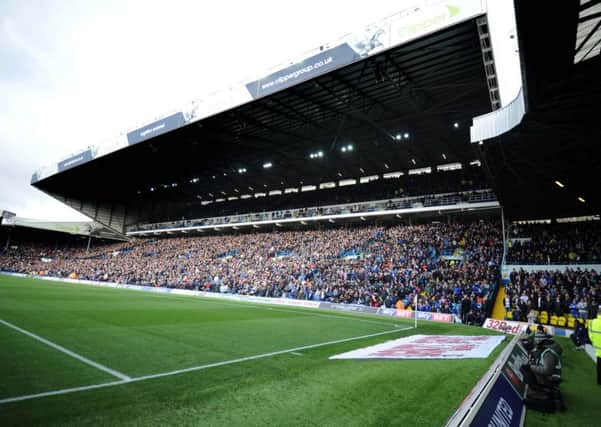 A full East Stand at Elland Road last Sunday.