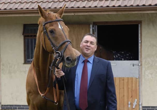 Trainer Richard Guest with 2001Grand National winner Red Marauder. (Picture: Marcus Corazzi)