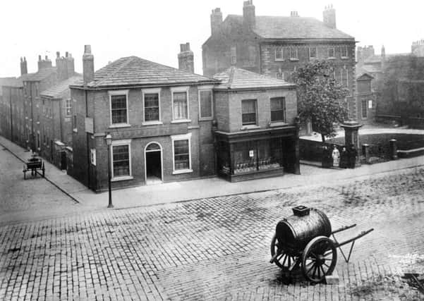 A litter-free North Street in Leeds, 1872.
