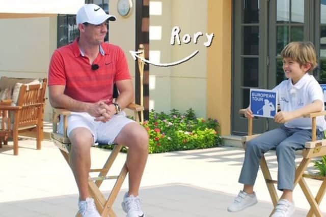 Billy Jenkins grills Rory McIlroy with a style that gave a nod towards Jeremy Paxman.