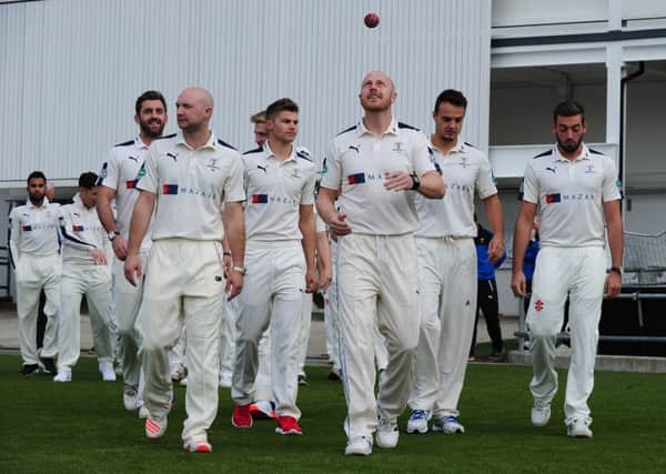 New head coach Andrew Gale and the Yorkshire squad will look to wrestle back the County Championship crown next season (Pic: SWpix.com)