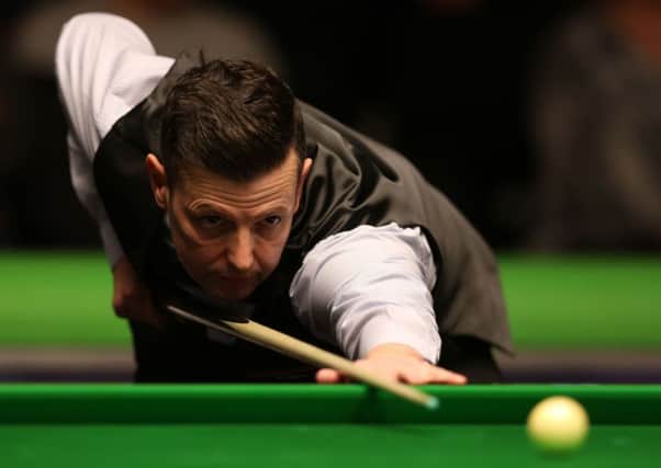 Peter Lines on his way to beating Neil Robertson.