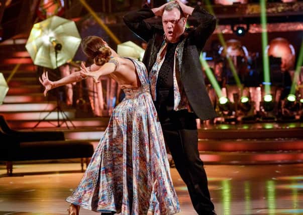 Embargoed to 2010 Saturday November 26

For use in UK, Ireland or Benelux countries only Undated BBC handout photo of Ed Balls MP and Katya Jones during the dress rehearsal for tonight's edition of the BBC1 show, Strictly Come Dancing. PRESS ASSOCIATION Photo. Issue date: Saturday November 26, 2016. See PA story SHOWBIZ Strictly. Photo credit should read: Kieron McCarron/BBC/PA Wire

NOTE TO EDITORS: Not for use more than 21 days after issue. You may use this picture without charge only for the purpose of publicising or reporting on current BBC programming, personnel or other BBC output or activity within 21 days of issue. Any use after that time MUST be cleared through BBC Picture Publicity. Please credit the image to the BBC and any named photographer or independent programme maker, as described in the caption.