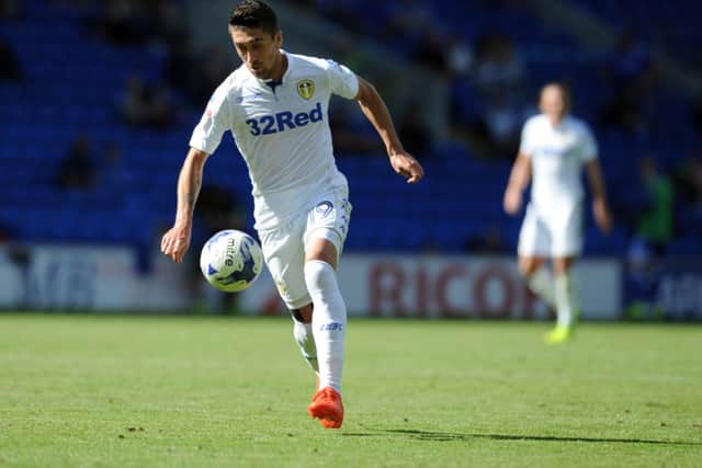 BACK OUT ON THE GRASS: Pablo Hernandez.