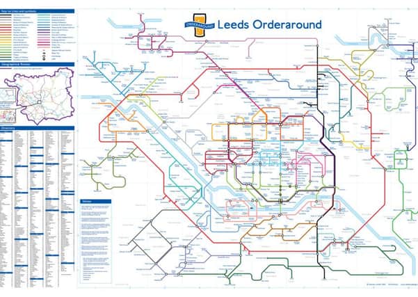 Steve Lovell's pub map of Leeds