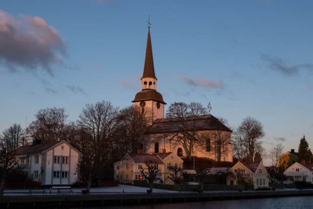 Mariefred in Sormland, Sweden.