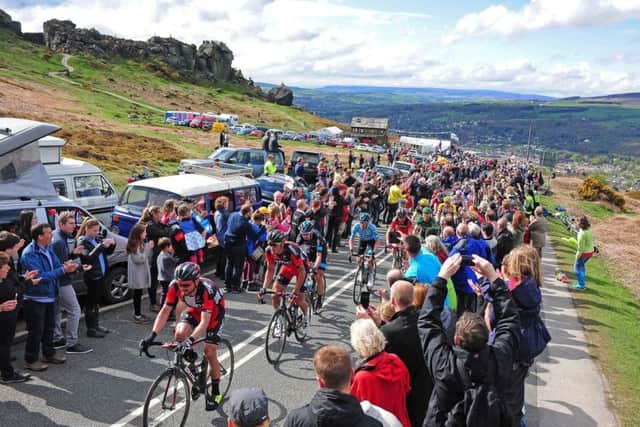 Action from this year's Tour de Yorkshire. Picture: Tony Johnson.