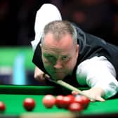 John Higgins during his match with Mark Selby.