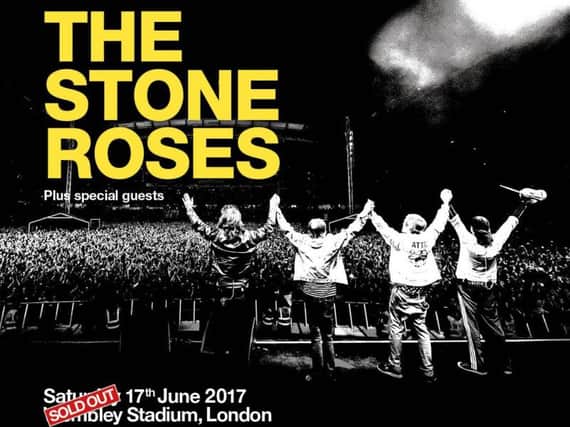The Stone Roses gig. Photo: The Stone Roses