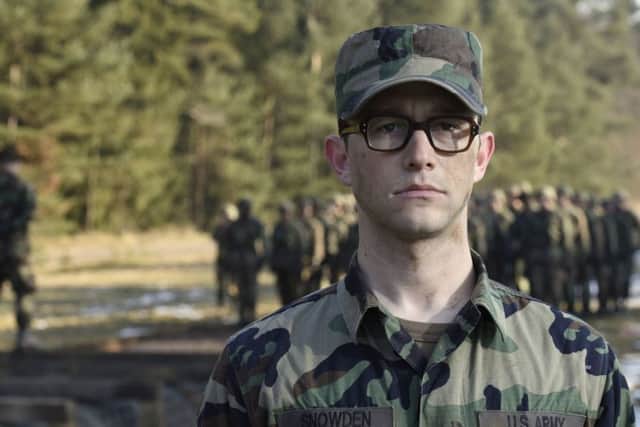 Undated Film Still Handout from Snowden. Pictured: Joseph Gordon Levitt as Edward Snowden. See PA Feature FILM Reviews. Picture credit should read: PA Photo/Vertigo. WARNING: This picture must only be used to accompany PA Feature FILM Reviews.