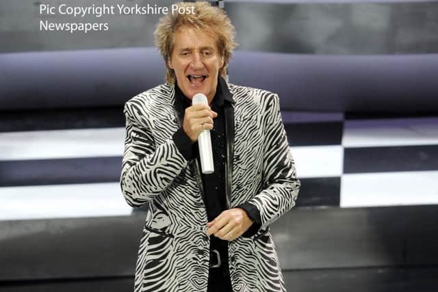 Sir Rod Stewart at First Direct Arena, Leeds. Picture: Steve Riding