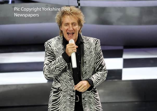 Sir Rod Stewart at First Direct Arena, Leeds. Picture: Steve Riding