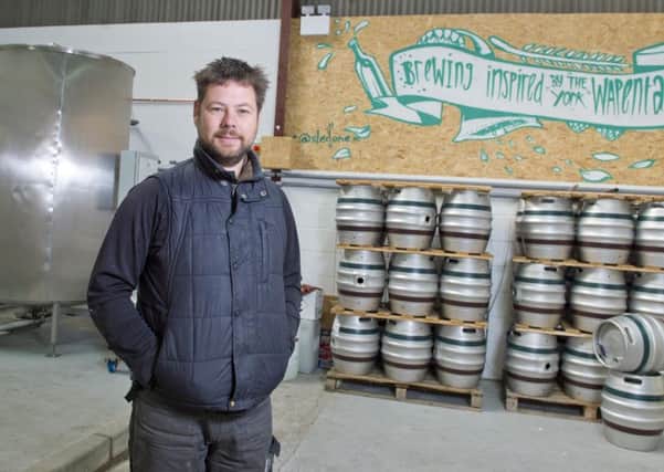 NEW HOME: Boss Andy Herrington in the new Ainsty Brewery at Acaster Malbis.