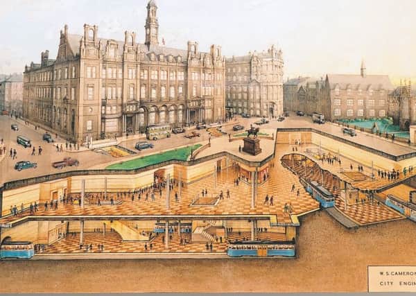 must credit it as c/o the National Tramway Museum. shows 1930s plans for a leeds underground.