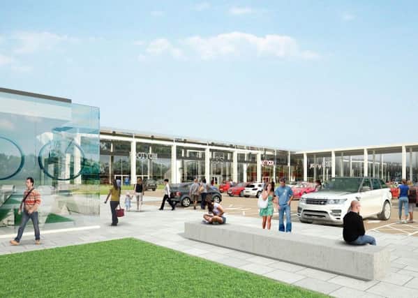 How the new retail park will look.