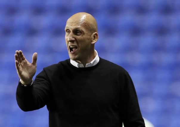 Reading manager Jaap Stam. Picture: Andrew Matthews/PA