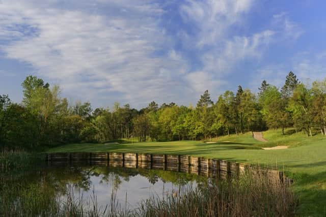 HOLE 1: Catalunya Stadium golf course.