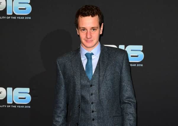 Alistair Brownlee arrives for the BBC Sports Personality of the Year 2016 ceremony. Photo: Ian West/PA Wire