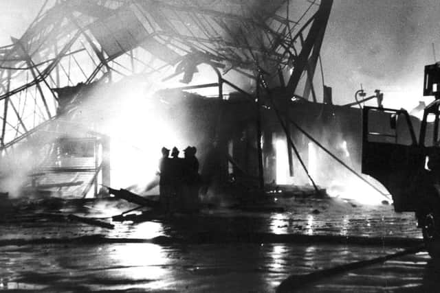 Leeds, 13th December 1975


Fire at Kirkgate market.

The height of the blaze.