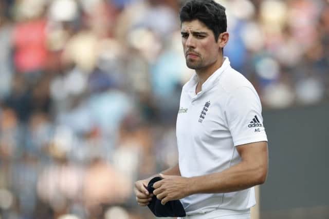 England's cricket captain Alastair Cook. Picture: AP.