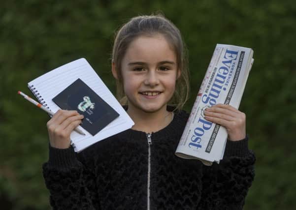 Date:22nd December 2016. Pic ture James Hardisty.
Sophie Wrench, 9, of West End Rise, Horsforth, Leeds, winner of the YEP story writer competition.