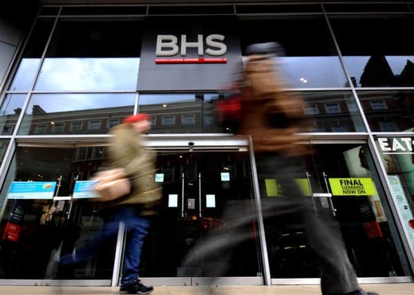 BHS Goes into administration.Pictured is the Store in Leeds...25th April 2016 ..Picture by Simon Hulme