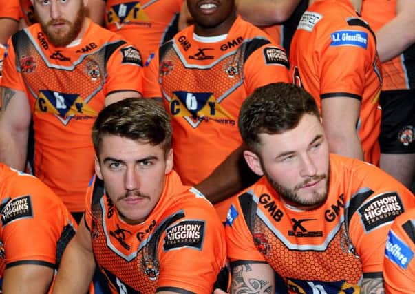BIG TARGETS: Zak Hardaker, right, believes his move to Castleford Tigers will boost his chances of an England recall.
 Picture: Jonathan Gawthorpe