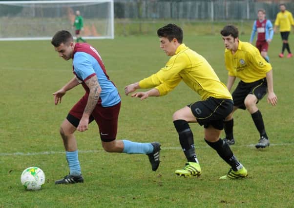 Action from Nostell MW v Rawdon Old Boys in West Yorkshire League Division 2.