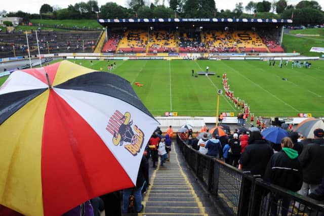 Fans of liquidated club Bradford Bulls will hope there are brighter days in prospect with four bids submitted to the Rugby Football League to set up a new club in the city (Picture: Jonathan Gawthorpe).