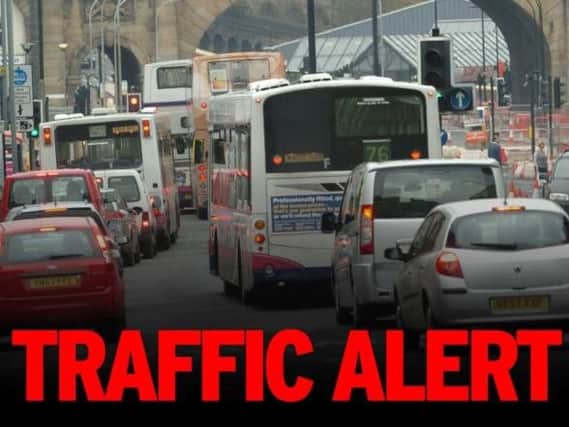 An accident in Horsforth is causing disruption to bus services this morning.