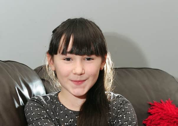 9 year old Summer Peel who's quick thinking actions saved her mum Caroline Peel, after she collapsed upstairs, Bramley, Leeds..15th January 2017 ..Picture by Simon Hulme